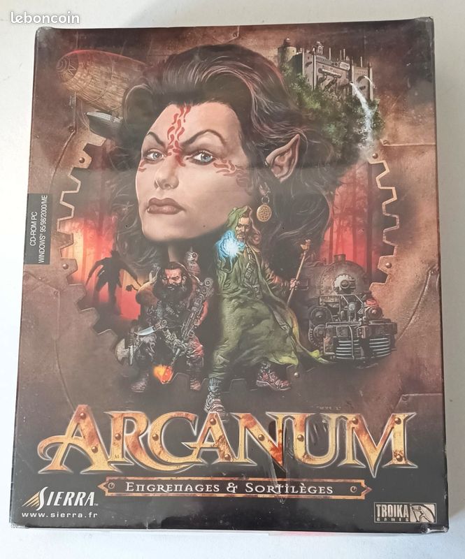 BIG BOX Arcanum IBM-PC CD-ROM neuf sous cello (image 1)