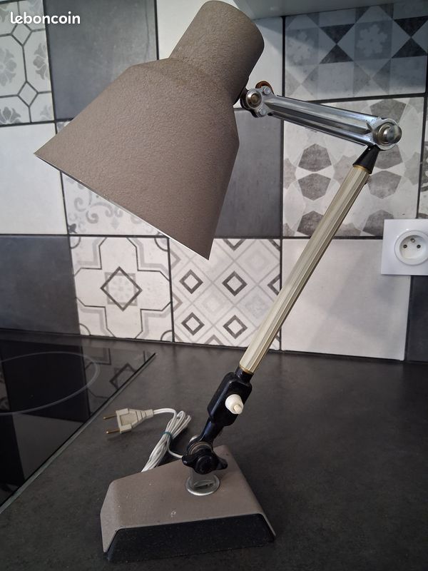 Lampe industrielle Super Chrome vintage (image 5)