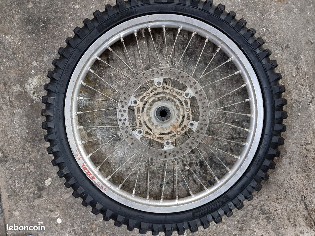 Roues Avant Et Arrière EXEL Pour Yamaha YZF 250 2008 - Occasion En état De Fonctionnement, Référence 1384110