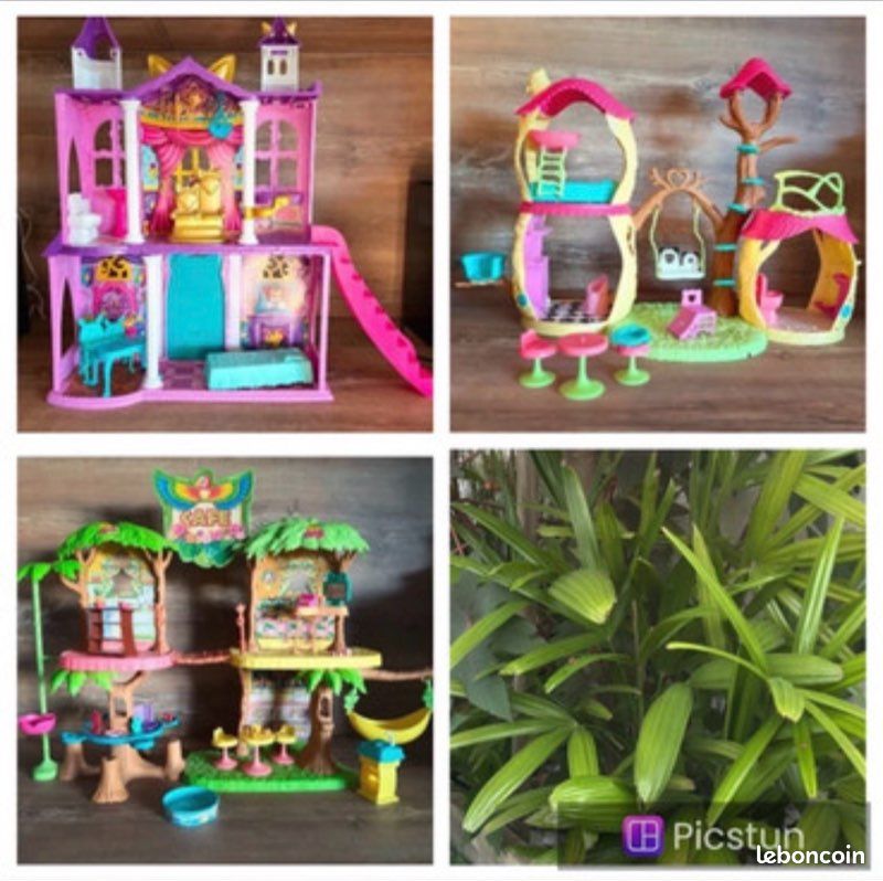 Méga lot D enchantimals 10 poupées avec leurs animaux maison château café et coffrets (image 2)