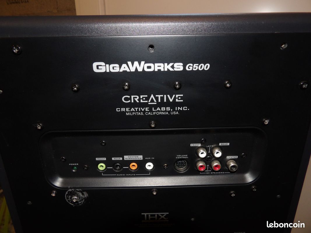 Enceinte Creative GigaWorks ProGamer G500 130 watts RMS Photo