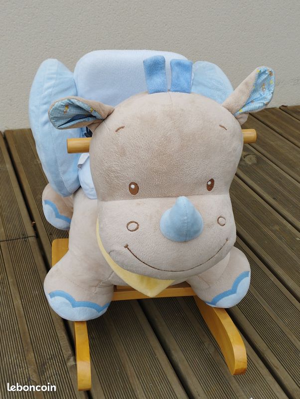 Bascule Nattou Louis le Rhino (image 1)