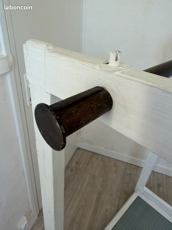 Portant en bois et plaque de verre (image 5)