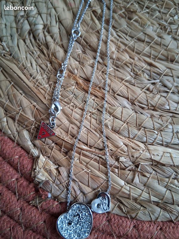 Collier Pendentif Bague Guess Femme Argent Un Collier Pour Femme