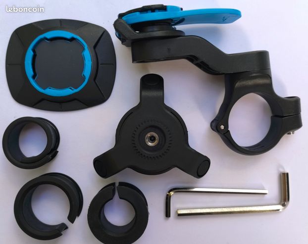 Support Rétroviseur - Réglable 360° - Pour Téléphone Portable - Noir