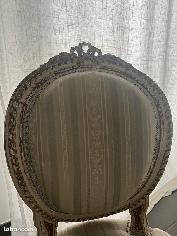Chaise médaillon Louis (image 4)