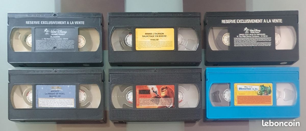 Divers Cassettes VHS Disney, Vintage, À l'unité au Choix (image 7)