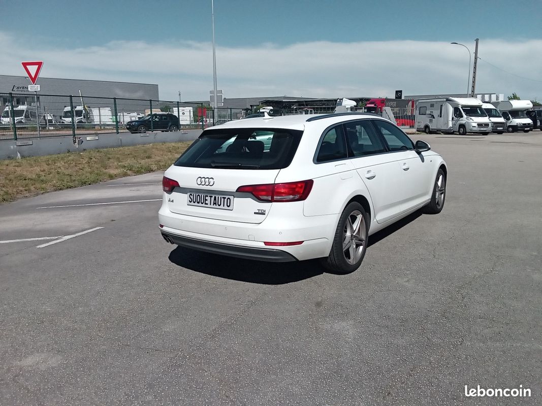 AUDI A4 AVANT 2.0 TDI 190 S tronic 7 Quattro S line / VENTE DESTINÉE UNIQUEMENT A PROFESSIONNEL DE L'AUTOMOBILE (image 7)