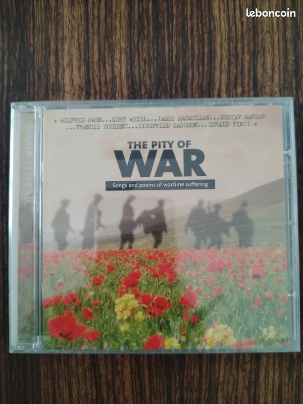"The Pity of war" Gustave Mahler Francis Poulenc CD neuf scellé (image 1)