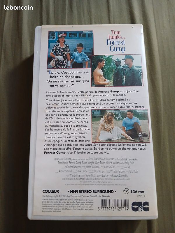 Vhs tom hanks est Forrest Gump (image 3)