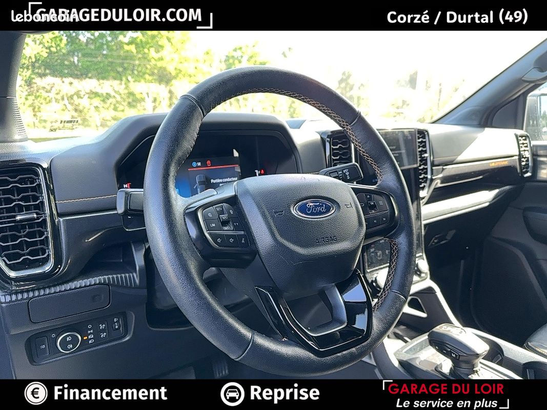 Ford Ranger 2.0 Eco-Blue 205 AUTO D. CABINE WILDTRAK / + Couvre Benne Électrique (image 7)