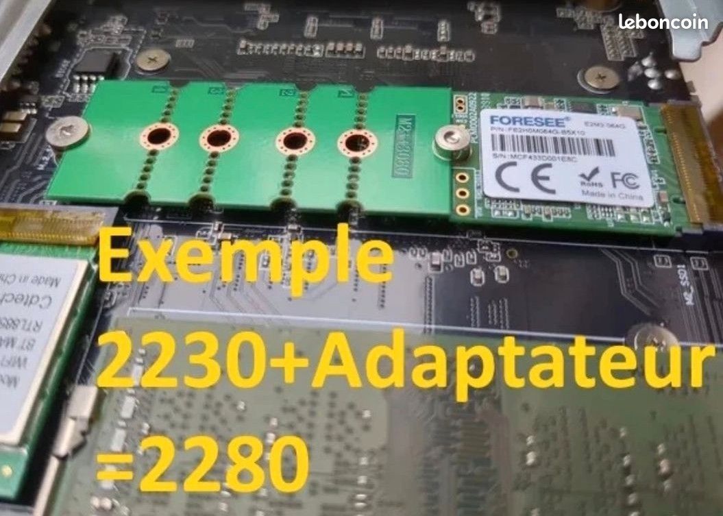 256gb 256go Santé 98% Disque SSD M2 M.2 2280 2230 Pcie Nvme WD sn530 (image 4)