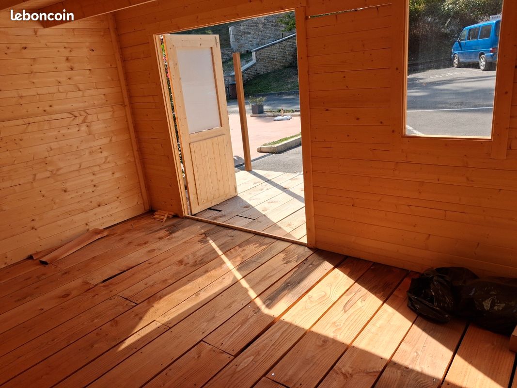 Chalet en bois neuf 12 m2 (image 3)