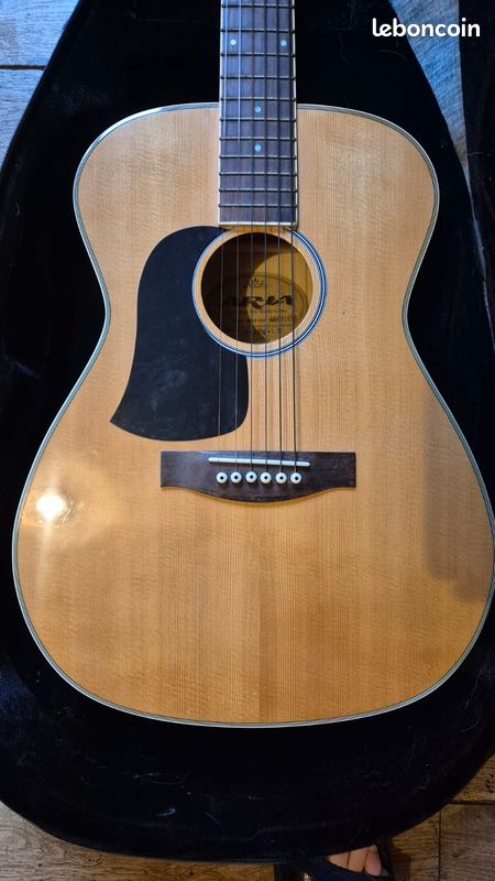 Guitare acoustique Aria AF 20 3/4 + étui + sangles (image 3)