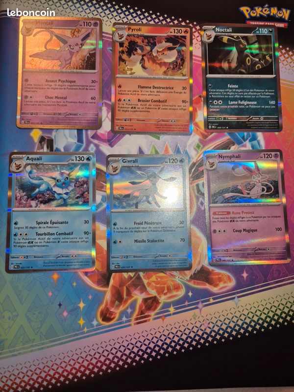 Lot de 6 holo évolution prismatique - Collection