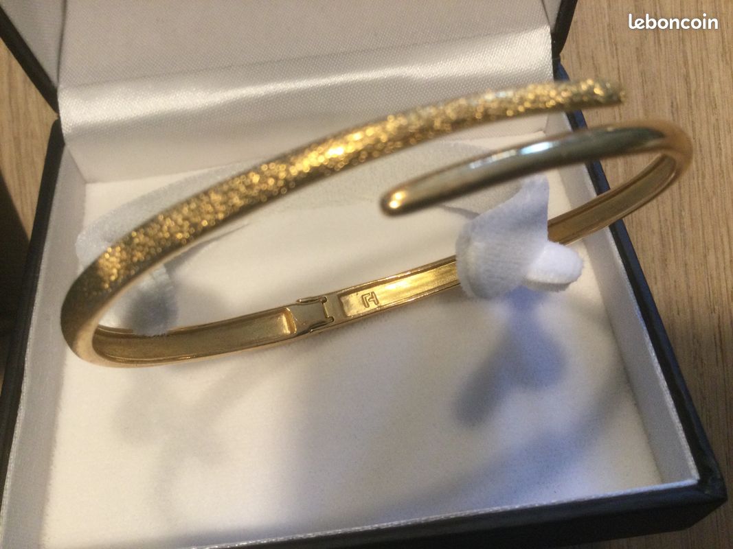 🔹Bracelet Jonc Ted Lapidus plaqué Or (image 4)