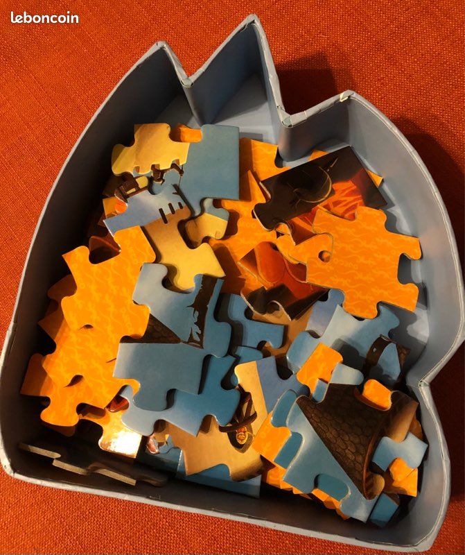 Puzzle enfant 54 pièces Djeco dragon et chevalier 5 ans et plus (image 2)