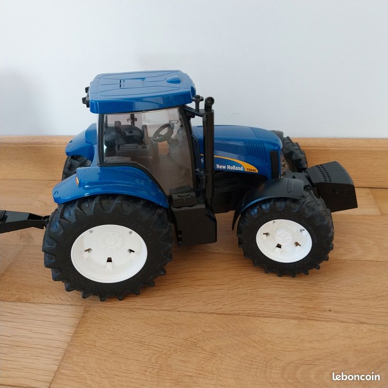 Tracteur New Holland t 8040 avec remorque (image 2)