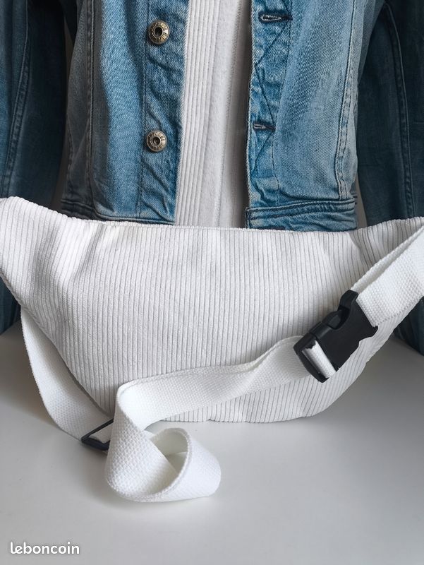 Sac banane blanc (image 3)