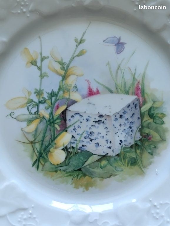 Ensemble de 6 assiettes à fromage Lierre Sauvage (image 5)