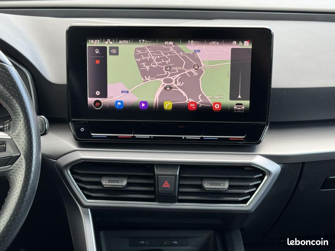 SEAT LEON FR 1.5 TSI 150ch Carplay Camera Acc Lane Assist Siege et Volant Chauffant (image 7)