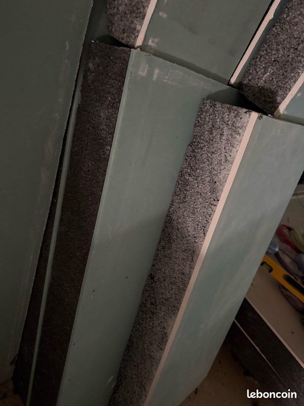 Plaque doublage placo isolation 120+13 2,60mx1,20m th32 resitherm chute disponible (image 7)