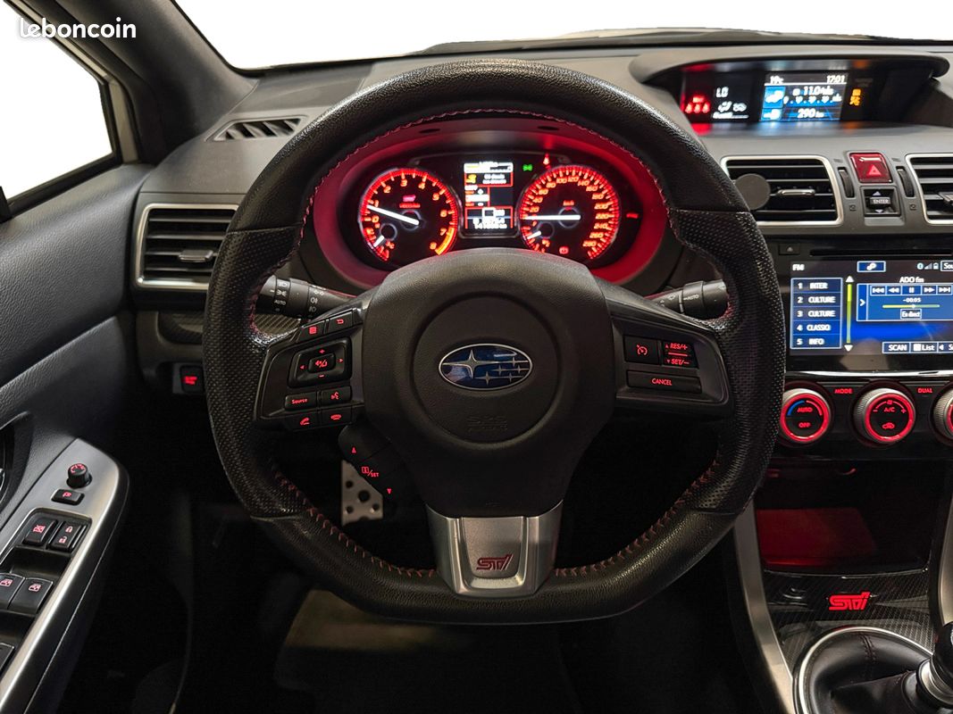 SUBARU WRX STI Boxer Essence 2.5T 300 S Club Aileron SUIVI SUBARU/ TOIT OUVRANT/ GARANTIE 12MOIS / ORIGINE FRANCE (image 13)