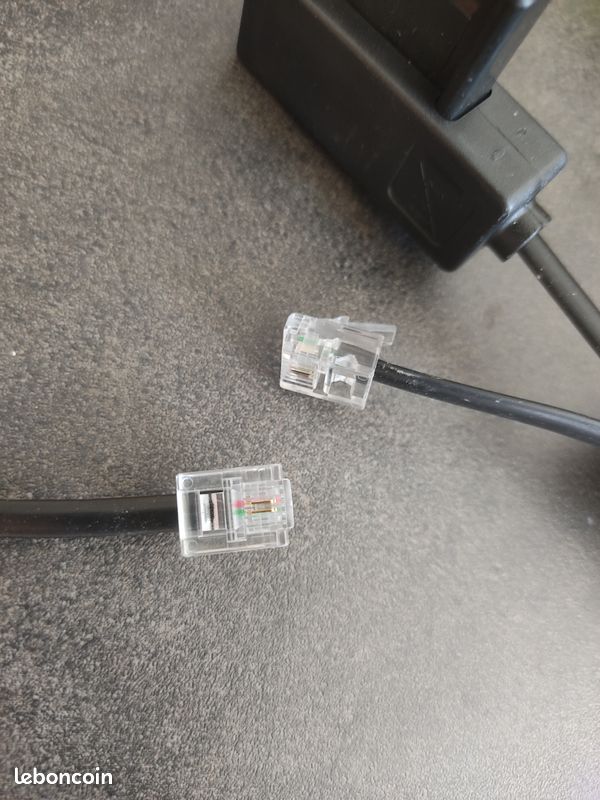 Lot de 31 cordons téléphonique fiche T vers RJ11 180cm neufs (image 5)