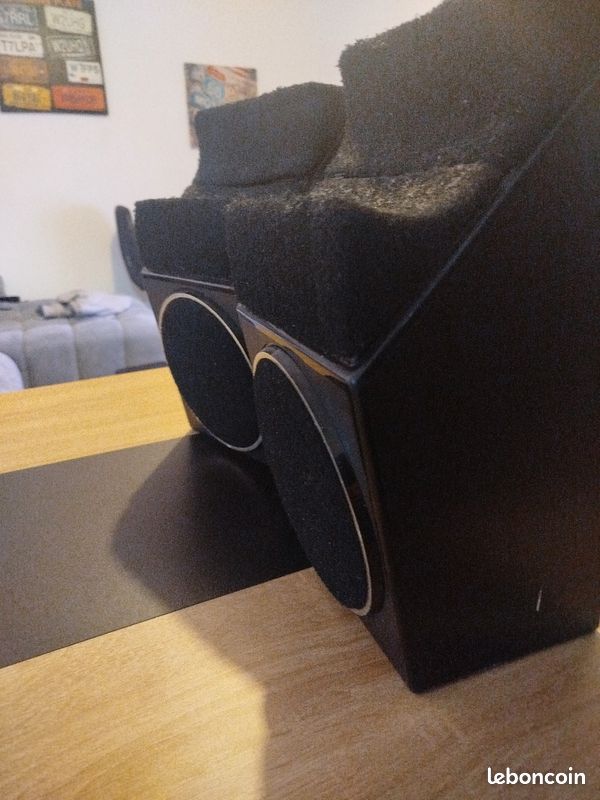 ENCEINTES VINTAGE SONY SS-CEP303 étagère musique armoire stéréo étui en