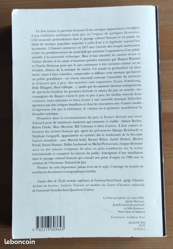 New Orleans sur Seine. Histoire du jazz en France. Ludovic Tournès (image 2)