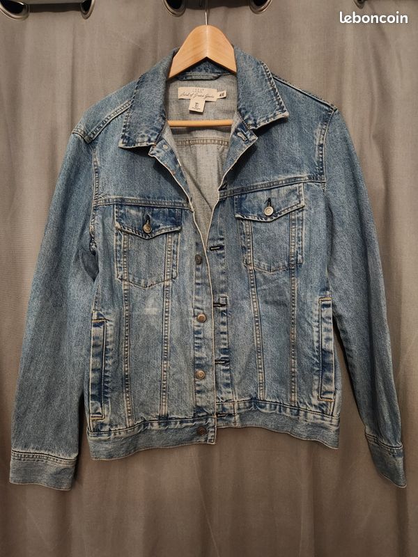 Oversized Denim Pull And Bear Veste Jean Jean Oversize Veste En
