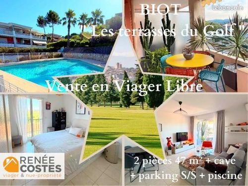 Appartement 2 pièces 47 m² · à Biot · 47 m² · 125 600 €