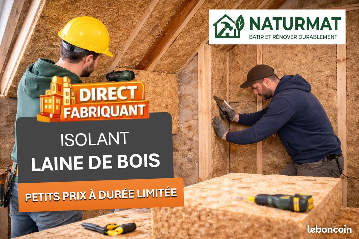 Isolant LAINE DE BOIS pas cher (image 2)