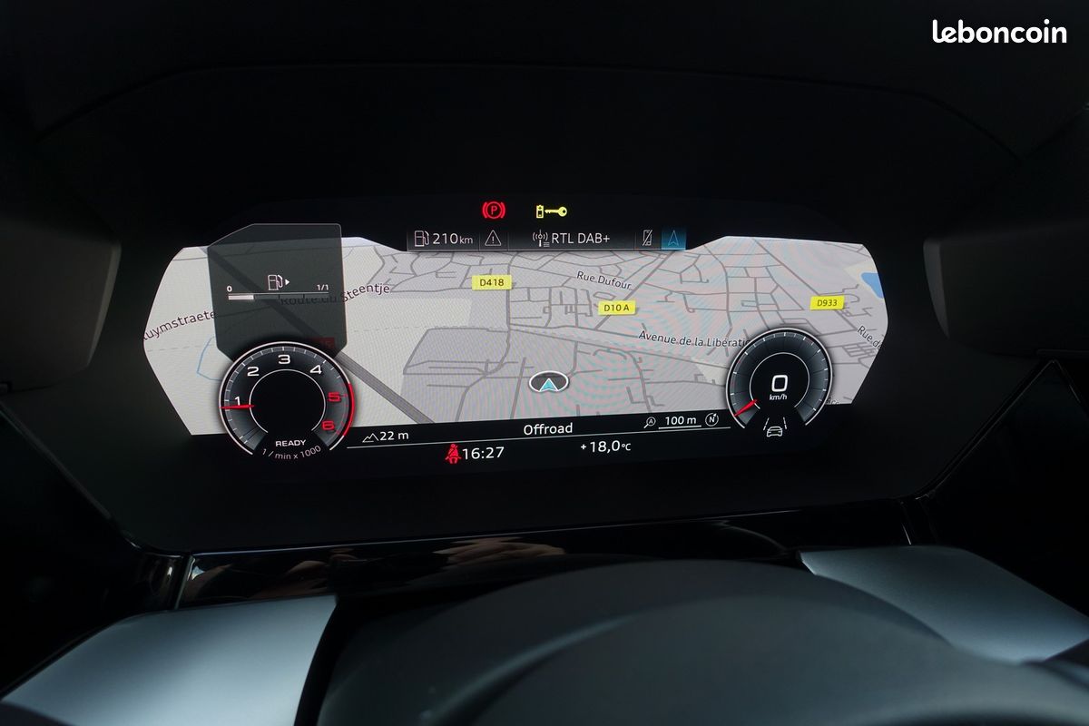 A3 Sportback 30 Tdi 116ch 2020 Virtual cockpit/Cuir sport chauffant/Gps Europe/Full LED/Park assyst/Carplay/1*Main/Garantie 12 Mois (image 12)
