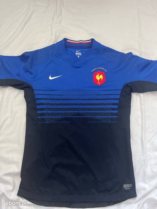 Maillot Rugby FRANCE TOURNOI NATIONS 2012 xl Excellent état