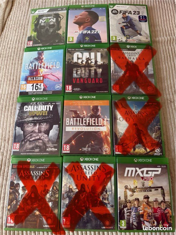 Jeux vidéos Xbox séries x et Xbox one (image 1)
