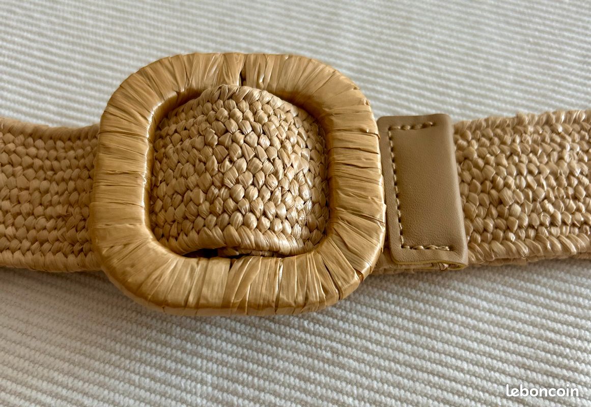 Ceinture Extensible Beige Naturel pour Femmes NEUVE (image 3)