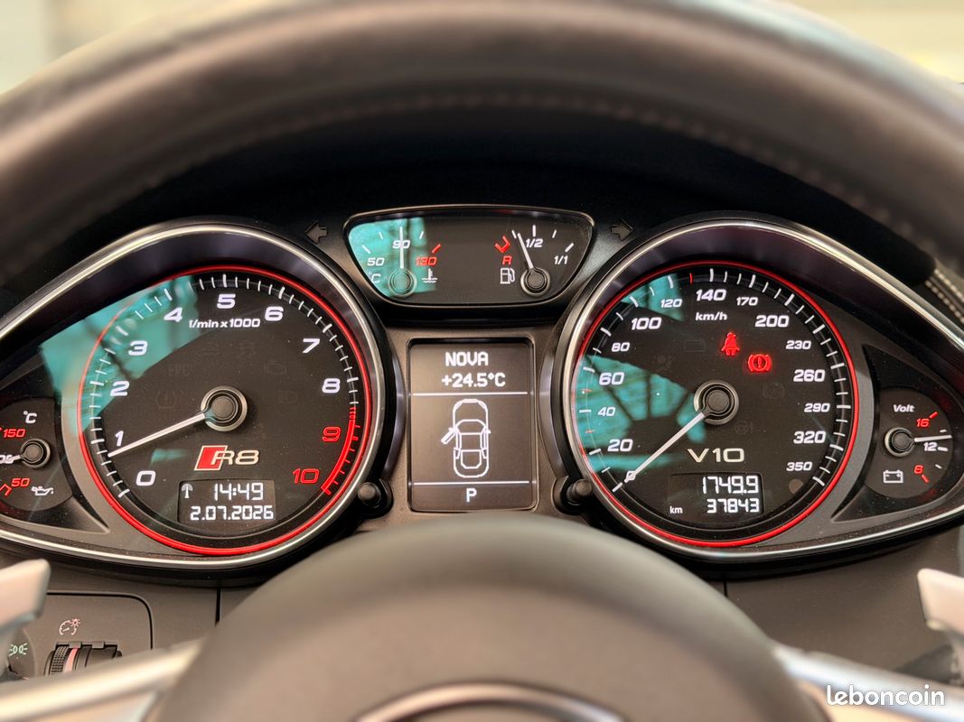 Audi r8 spyder v10 525cv s-tronic /2013 /echap sport/37000 km (image 10)