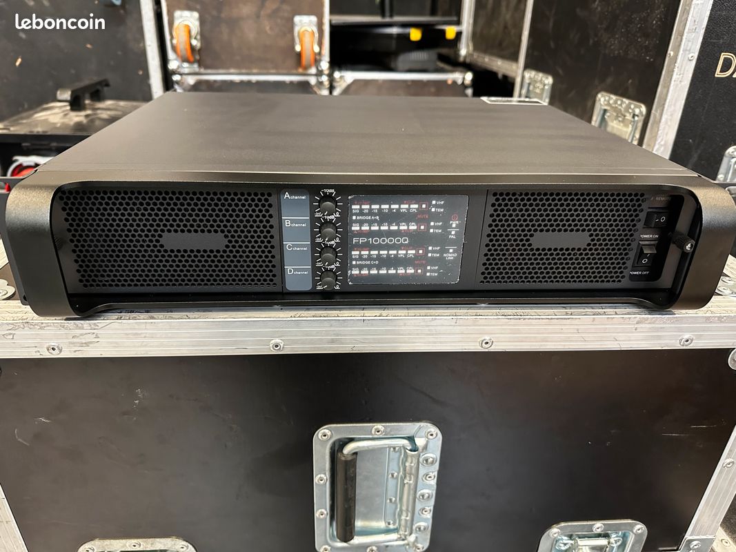 Ampli quatre canaux FP10000Q - Amplificateur professionnel 4 canaux (image 1)