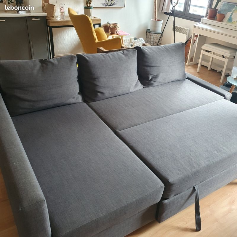 Canapé convertible Friheten gris Ikea | Kaufen auf
