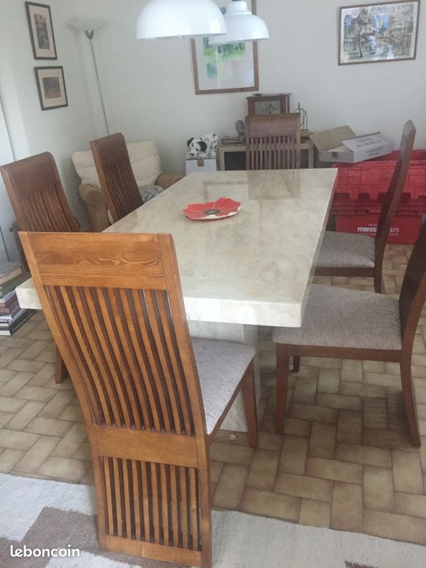 Belle table en Marbre a vente (image 1)