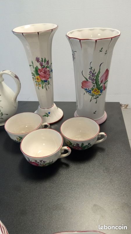 Gros lot de service de porcelaine de Lunéville (image 6)
