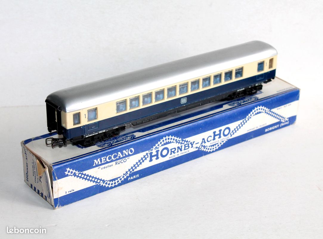HOrnby acHO Voiture 1ere classe inox Ref. 7370 - Modélisme