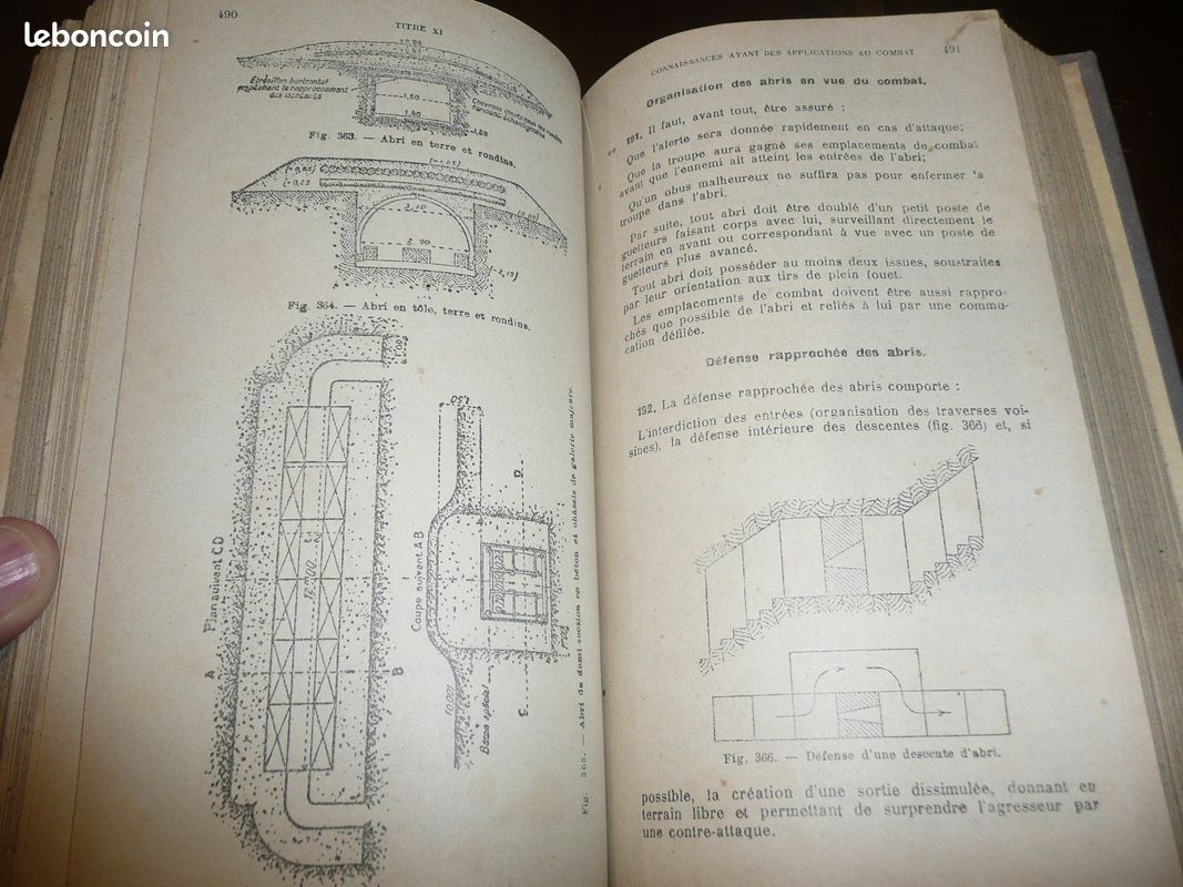 Militaire militaria ministère de la Guerre manuel du gradé d'infanterie 1929 (image 7)