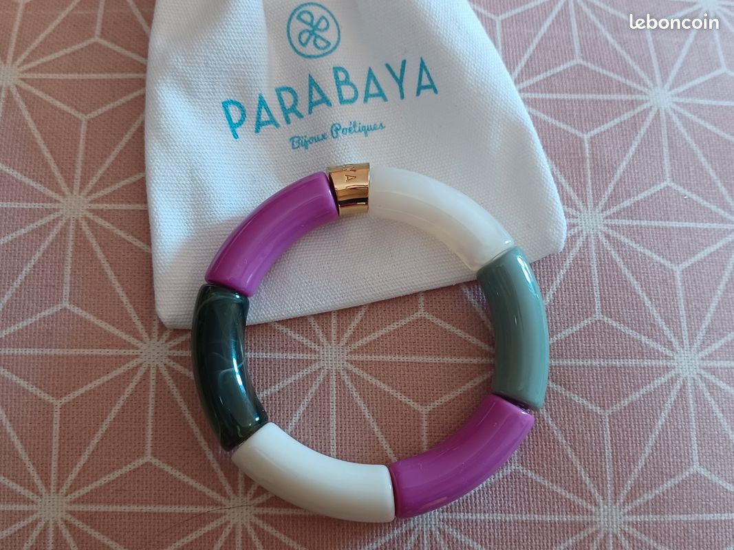 Bracelet multicolore Parabaya avec son pochon offert (image 6)