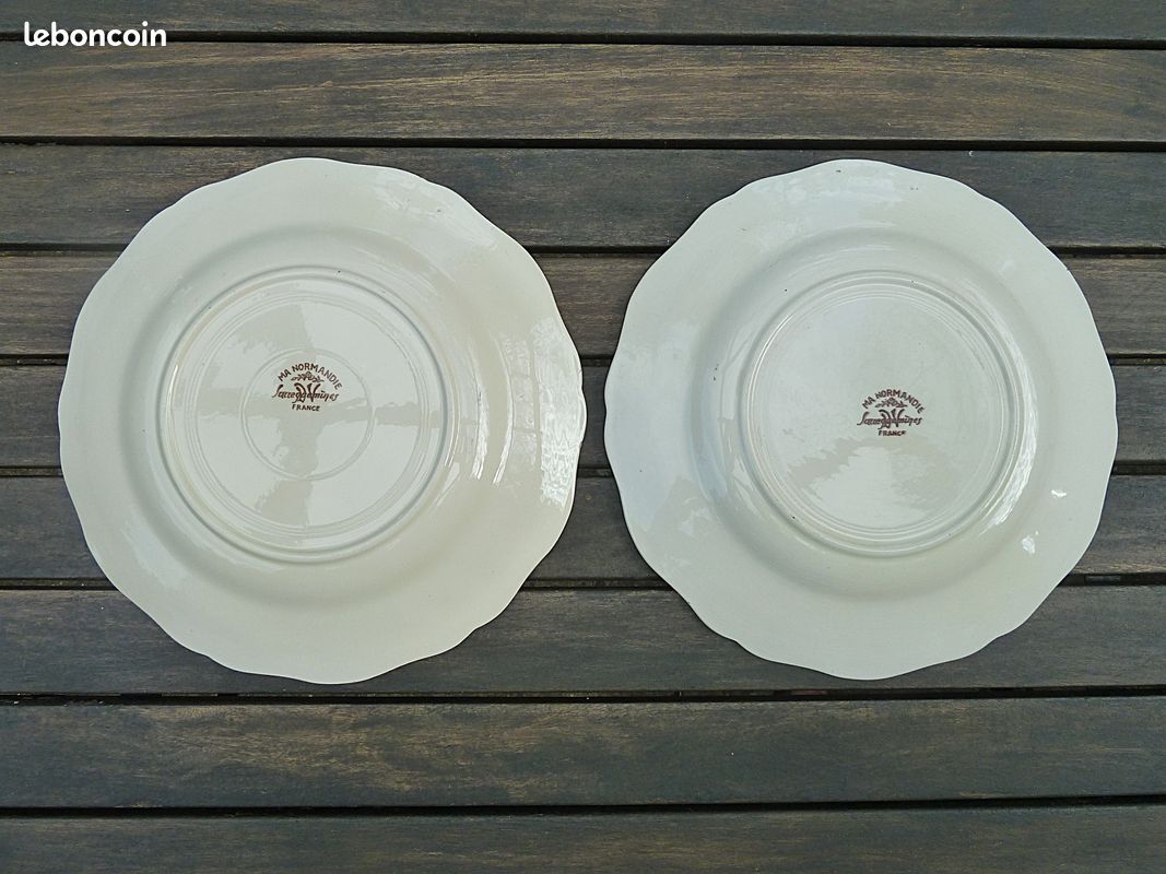 Assiettes décoratives "Ma Normandie" Sarreguemines NEUF [à offrir] (image 4)