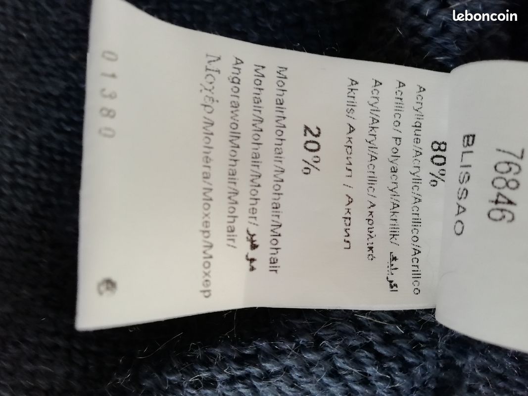 Gilet bleu Bonobo femme 36 (image 6)