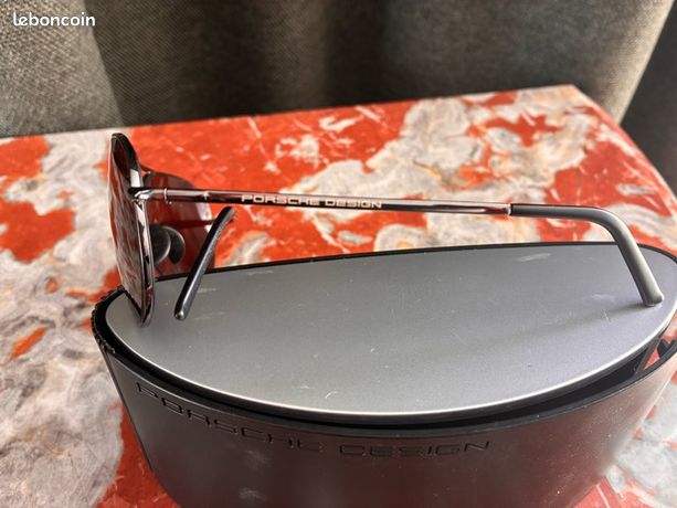 Lunettes Soleil Porsche Design Vintage - Doré, Avec Verres De Rechange Et Boîte D'origine