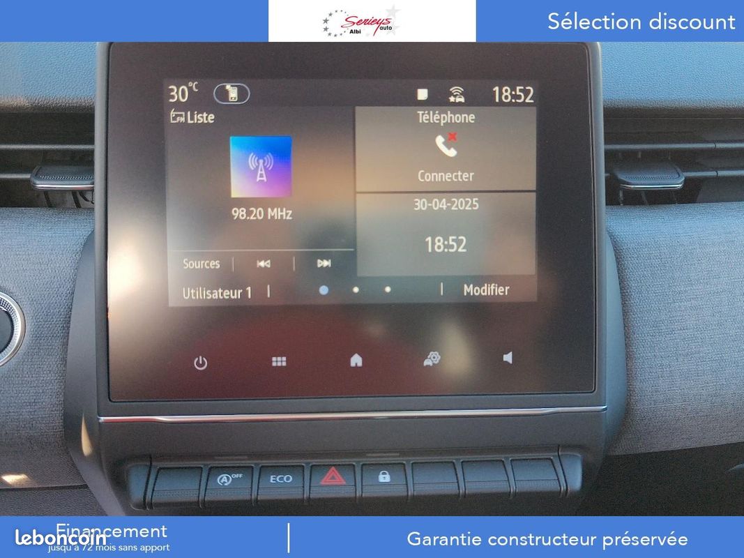 Renault clio evolution tce 90 camera ar+main libre+rs+jante alu (image 3)