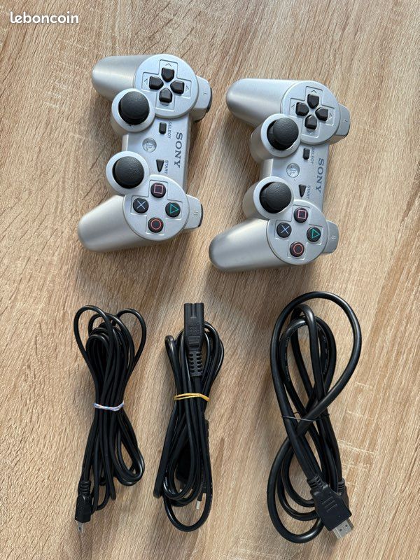 PlayStation 3 Slim 320 Go – édition Silver, PAL, Testée Avec Manette Et Câbles